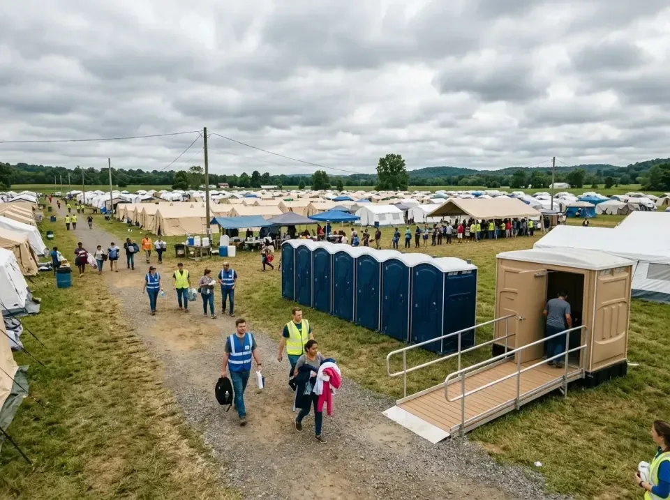 disaster-relief-camp-restrooms-010 — frequently asked questions, Dumpster & Portable Bathrooms Rental in Romeo, MI